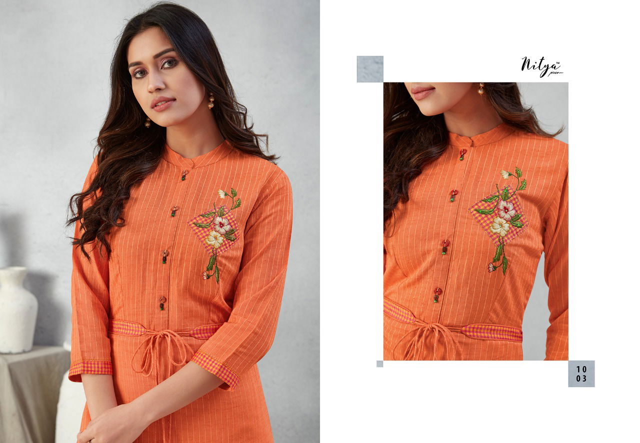 Prisha By LT Nitya Catchy Look Rayon Party Wear Kurti Catalog